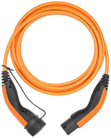 Latauskaapeli Tyyppi 2, enintään 7,4 kW, 7 m, Oranssi