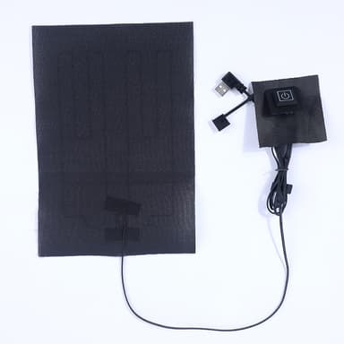 Elektrisk värmedyna för kläder Musta 16x25 cm