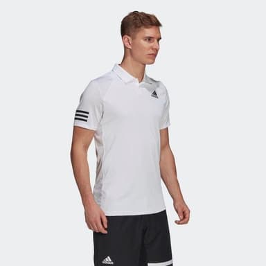 Adidas Club 3-Stripes Polo Shirt, Miesten padel ja tennis pique