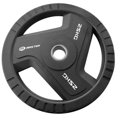 Master Fitness PU Plates Pro, Levypainot Kumipäällyste 25 kg