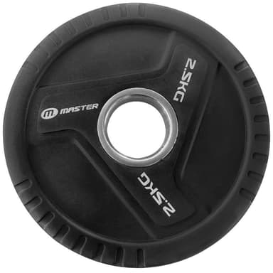 Master Fitness PU Plates Pro, Levypainot Kumipäällyste 2,5 kg