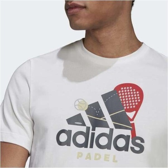 Adidas Graphic Logo Padel Tee, Miesten padel ja tennis T-paita XL