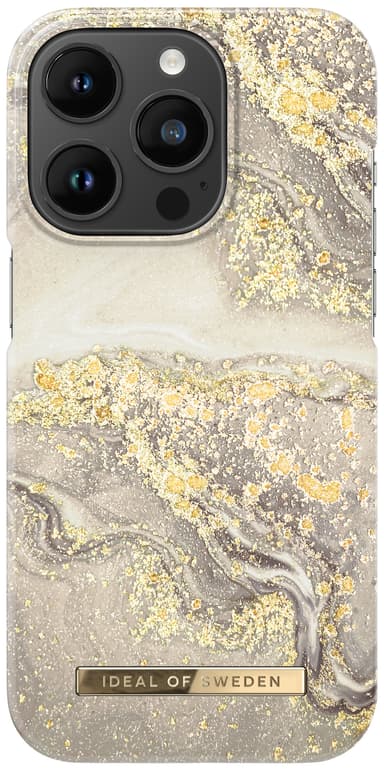 IDEAL OF SWEDEN iPhone 14 Pro suojakuori (Spark Greige Marble)