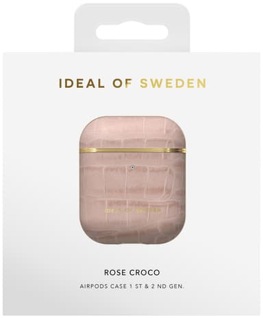 iDeal of Sweden AirPods Gen 1/2 suojakotelo (Rose Croco)