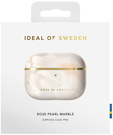 iDeal of Sweden AirPods Pro suojakotelo (helmenpunainen marmori)