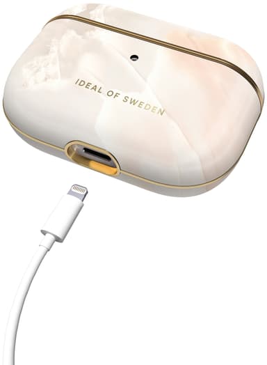 iDeal of Sweden AirPods Pro suojakotelo (helmenpunainen marmori)