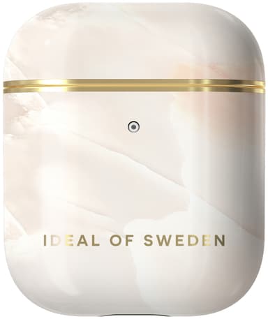 iDeal of Sweden AirPods Gen 1/2 suojakotelo (helmenpunainen marmori)