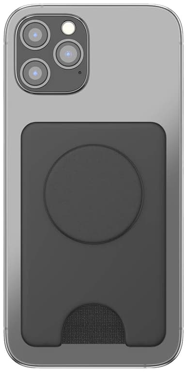 Popsockets PopWallet+ for MagSafe Musta