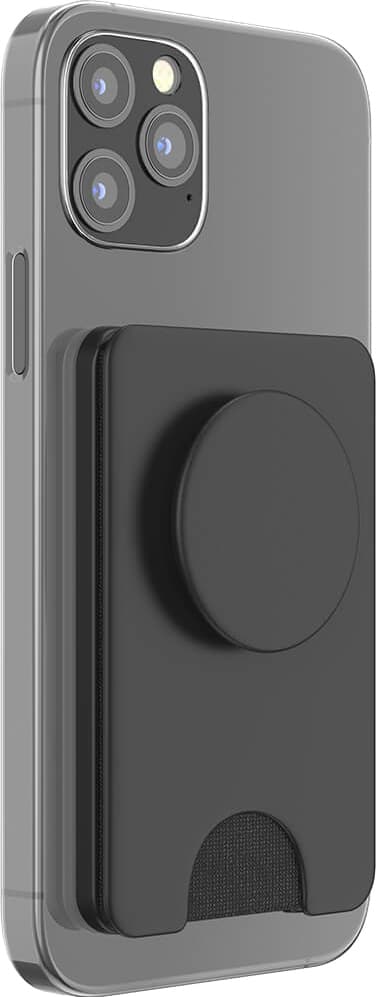 Popsockets PopWallet+ for MagSafe Musta