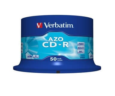 AZO, CD-R, 52X, Crystal (50)