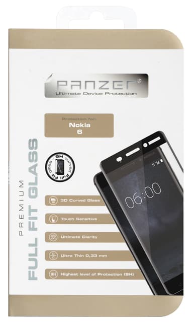 Panzer Nokia 6 näytönsuoja (musta)