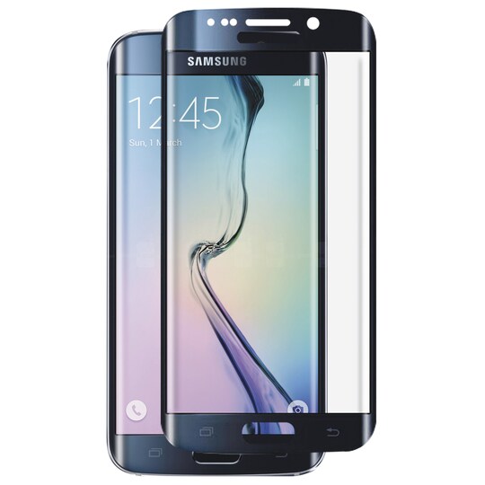 Panzer Samsung Galaxy S6 edge näytönsuoja (musta)