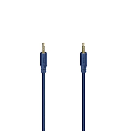 HAMA Cable Audio Flexi-Slim 3.5mm-3.5mm Gold Blue 0.75m