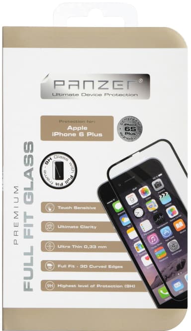 Panzer Full-Fit iPhone 6 Plus/6S Plus näytönsuoja