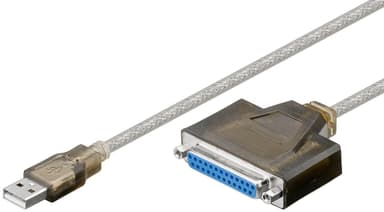 Goobay USB-tulostinkaapeli, läpinäkyvä