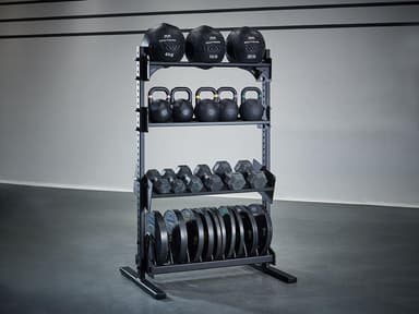 Kraftmark Shelf storage for weight boards 108 cm