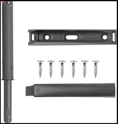 Epoq Push Opener avaaja raskaalle kaapinovelle 37 mm (harmaa) 1 kpl