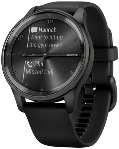 Garmin Vivomove Trend hybridiälykello (musta)