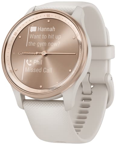 Garmin Vivomove Trend hybridiälykello (kerma/persikkakulta)