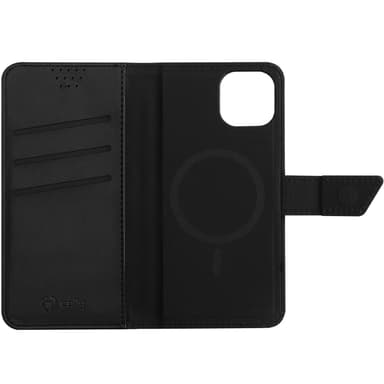 Celly MagSafe lompakkokotelo iPhone 14 musta