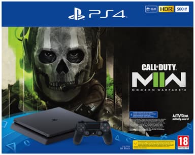 PlayStation 4 500 GB pelikonsoli + Call of Duty Modern Warfare II