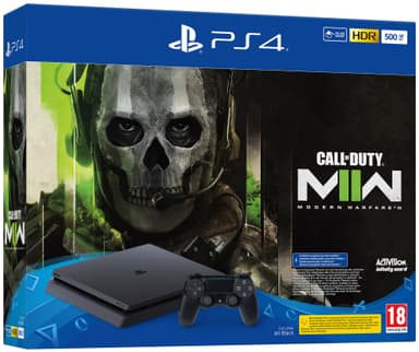 PlayStation 4 500 GB pelikonsoli + Call of Duty Modern Warfare II