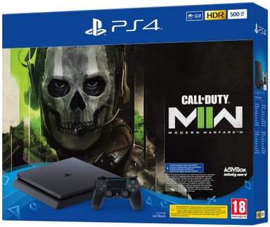 PlayStation 4 500 GB pelikonsoli + Call of Duty Modern Warfare II