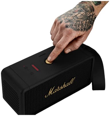Marshall Middleton langaton kaiutin (musta/messinki)
