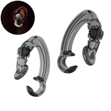 Liukumattomat korvakoukut langattomille kuulokkeille 1 pari Harmaa Apple Airpods 1/2/Pro2/Pro3