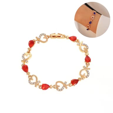 Bling Heart Rannekoru Punainen
