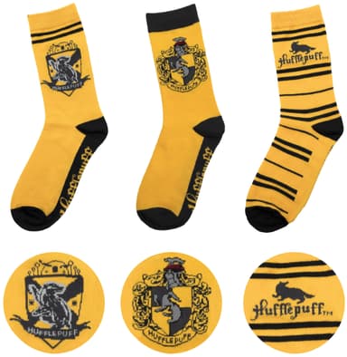 Hogwarts kolmen parin sukkapakkaus (Hufflepuff)