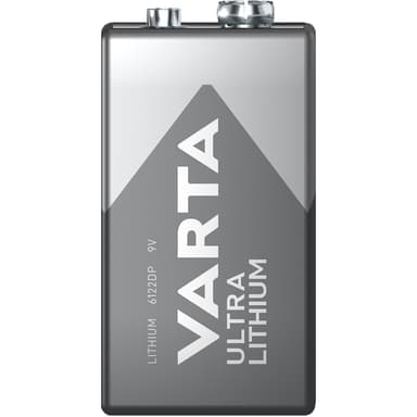 Ultra Lithium 9V -akku, 1 kpl