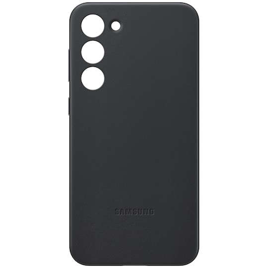 Samsung Galaxy S23 Leather suojakuori (musta)