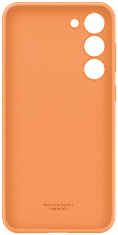 Samsung Galaxy S23+ Silicone suojakuori (oranssi)