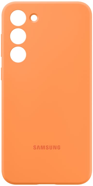 Samsung Galaxy S23+ Silicone suojakuori (oranssi)