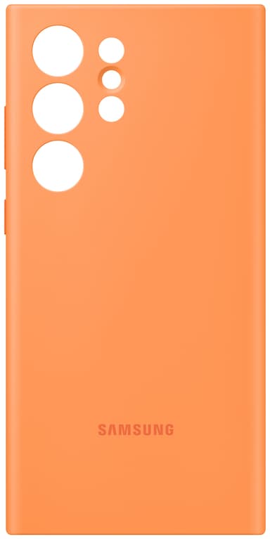 Samsung Galaxy S23 Ultra Silicone suojakuori (oranssi)