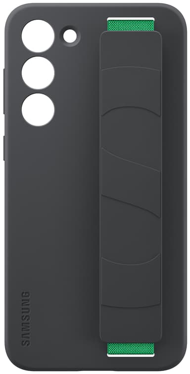 Samsung Galaxy S23 Silicone Grip suojakuori (musta)