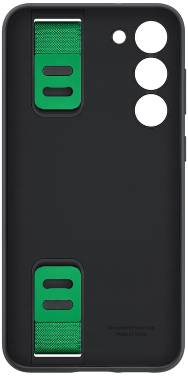 Samsung Galaxy S23 Silicone Grip suojakuori (musta)
