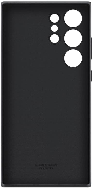 Samsung Galaxy S23 Ultra Leather suojakuori (musta)