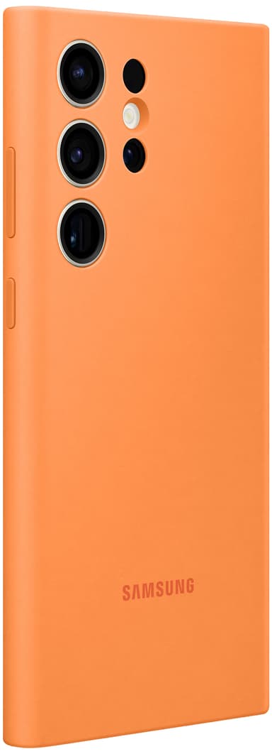 Samsung Galaxy S23 Ultra Silicone suojakuori (oranssi)
