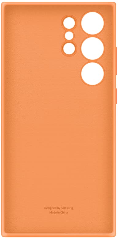 Samsung Galaxy S23 Ultra Silicone suojakuori (oranssi)