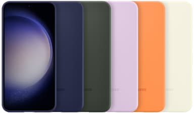 Samsung Galaxy S23+ Silicone suojakuori (oranssi)