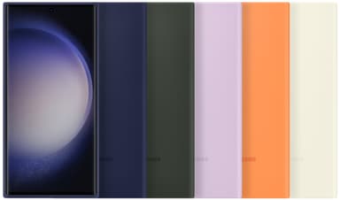 Samsung Galaxy S23 Ultra Silicone suojakuori (oranssi)