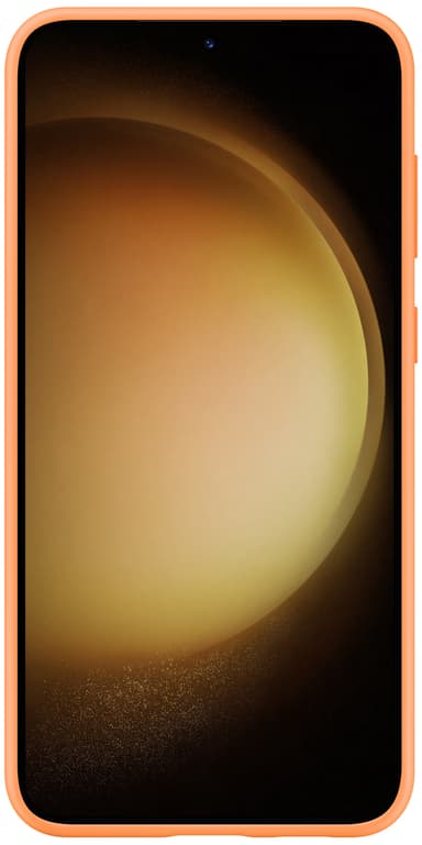 Samsung Galaxy S23+ Silicone suojakuori (oranssi)