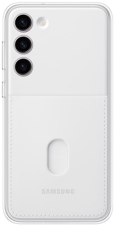 Samsung Galaxy S23+ Frame suojakuori (valkoinen)
