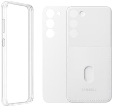 Samsung Galaxy S23+ Frame suojakuori (valkoinen)
