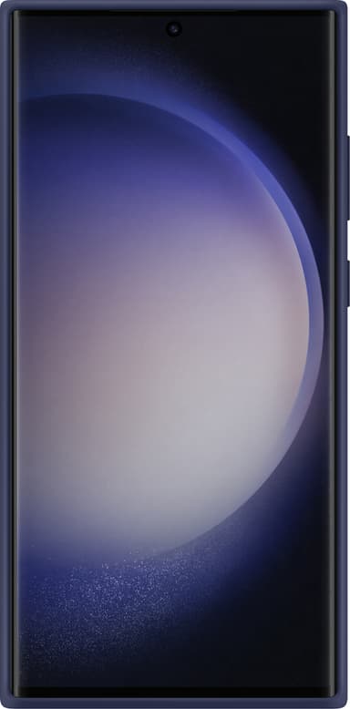 Samsung Galaxy S23 Ultra Silicone suojakuori (laivastonsininen)