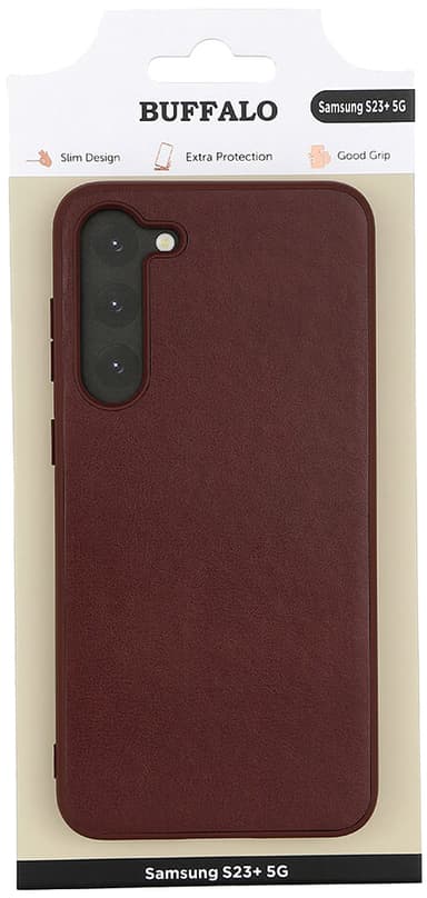 Buffalo Samsung Galaxy S23+ Backcover suojakuori (ruskea)