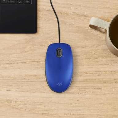 Logitech M110 Silent langallinen hiiri (sininen)