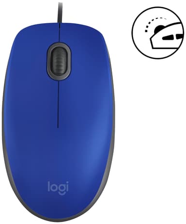 Logitech M110 Silent langallinen hiiri (sininen)